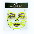 Halloween Glitter Rhinestone Crystal Diamond Face Tattoo Temporary Jewel Art Sticker Happy Game Double Face Sticker